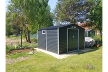 Malmo metalen gereedschapshuis 3,4 x 3,2 m Store Boss antraciet
