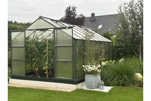 Azalia aluminium serre 3,08 x 4,3 m CoverTech antraciet