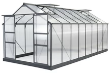 Azalia aluminium serre 3,1 x 4,9 m CoverTech antraciet