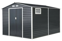 Metalen gereedschapshuisje Malmo 2,8 x 3,2 m Store Boss antraciet