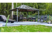 Tuinprieel Milos 4x4 Garden Point grijs