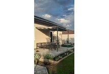 Antraciet terrasoverkapping Santana 3x3 Tuinpunt