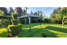 Metalen tuinhuis Sardinia 3x4 Tuinpunt antraciet