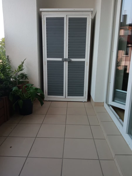Fingal grijze houten tuinkast van Garden Point