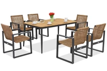 Aluminium meubilair Padua voor 6 personen Garden Point