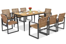 Aluminium meubilair Padua voor 8 personen Garden Point