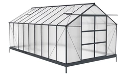 Azalia aluminium serre 3,1 x 5,5m CoverTech antraciet
