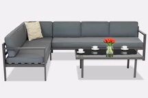 Garden Point Porto Corner 5 antraciet hoekmeubelset