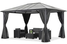 Moderne tuinprieel Santiago 4x3m Tuinpunt