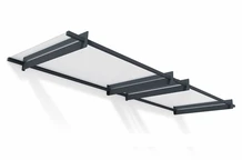 Moderne deurluifel Nancy 3 m Palram - Canopia antraciet