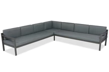 Tuinhoek voor 6 personen Porto Garden Point antraciet