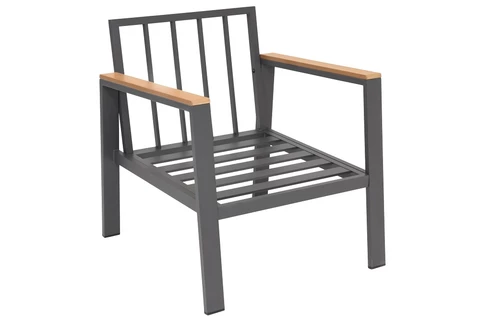 Zakintos Coffee 8 antraciet Garden Point luxe aluminium meubelset