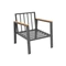 Zakintos Coffee 8 antraciet Garden Point luxe aluminium meubelset
