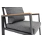 Zakintos Coffee 8 antraciet Garden Point luxe aluminium meubelset