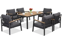 Zakintos Premium 6 antraciet Garden Point aluminium tuinmeubelen