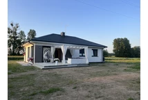 La Palma 4x4m witte terraspergola met Garden Point gordijnen