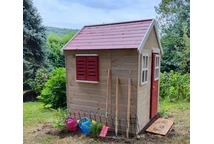 Houten kinderhuisje voor in de tuin Anthony