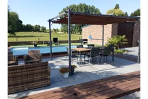 Bruine La Palma 3x4m Tuinpunt terraspergola