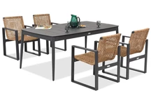 Aluminium meubilair Almada/Padva voor 4 personen Tuinpunt