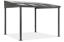 Aluminium terrasoverkapping 3 x 3 m Tarragona Garden Point antraciet