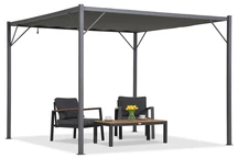 Antraciet Malaga 3x3m Tuinpunt terraspergola