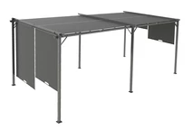 Antraciet Sevilla 3x6m Tuinpunt terraspergola
