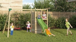 Houten kinderspeelplaats Houser Fungoo