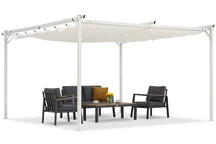 La Palma 4x4m witte Garden Point terraspergola