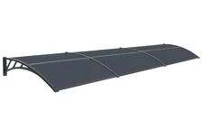 Luifel over deur Tiset 80 x 360cm CoverTech antraciet