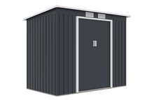 Oklahoma metalen gereedschapshuisje 2,16 x 1,3 m Store Boss antraciet