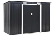 Oklahoma metalen gereedschapshuisje 2,6 x 1,2 m Store Boss antraciet