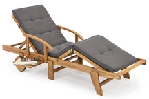 Acaciahouten tuinstoel met kussen Costa Rica Tuinpunt