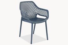 Aria tuinstoel met armleuningen Bica blauw