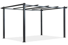 Barbados 3 x 3 m antraciet Garden Point metalen terras pergola frame