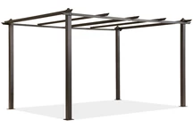 Barbados 3 x 4 m houten tuinpunt metalen terras pergola frame