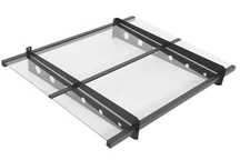 Deurluifel Dortmund 100 x 80 cm CoverTech antraciet