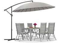 Garden Point Monza 3m diameter antraciet tuinparasol