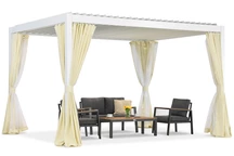 Lagos Premium 3x4 Tuinpunt vrijstaand terras pergola wit