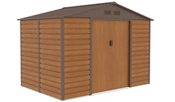 Lahti metalen gereedschapshuis 2,8 x 1,9 m Winkel Boss houtachtig