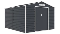 Lahti metalen gereedschapshuis 2,8 x 3,2 m Store Boss antraciet