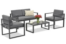 Merlo Garden Point tuinset antraciet