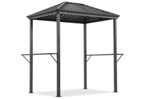 Terni 2 x 1,5m metalen barbecue prieel Tuinpunt