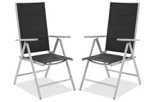 Verona Garden Point aluminium stoelenset - 2 stuks