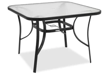 Vierkante tafel Modena zwart Garden Point