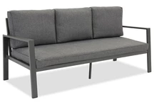 Zakintos antraciet aluminium driezitsbank Garden Point