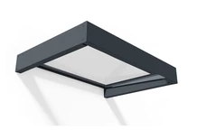 Aluminium deurluifel Sophia 1,2 m Palram - Canopia antraciet