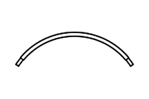 Onderdeelnummer 2 voor Garden Point 3x8m, 3x10m en deurversies van 3x4,5m, 3x6m, 3x8m en 3x10m tunnels