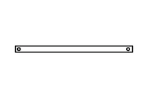 Onderdeelnummer 4 voor tunnels van 3x6m 25mm
