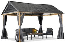 Teramo Premium 4x3 Tuinpunt metalen tuinhuisje