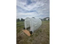 Metalen folie kweektent 2x4m wit Garden Point